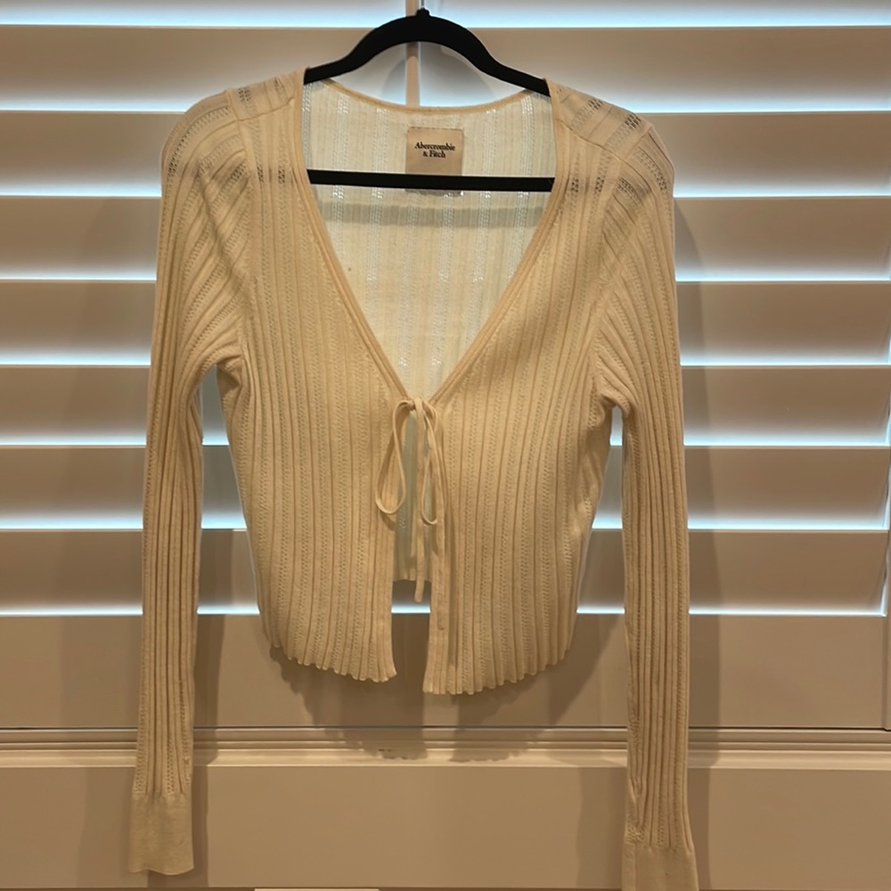 white cardigan, perfect for summer
